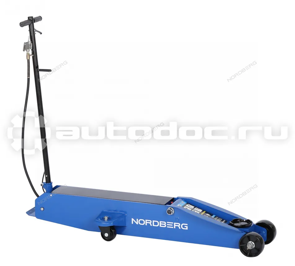 NORDBERG Домкрат подкатной с пневмоприводом, 10 т