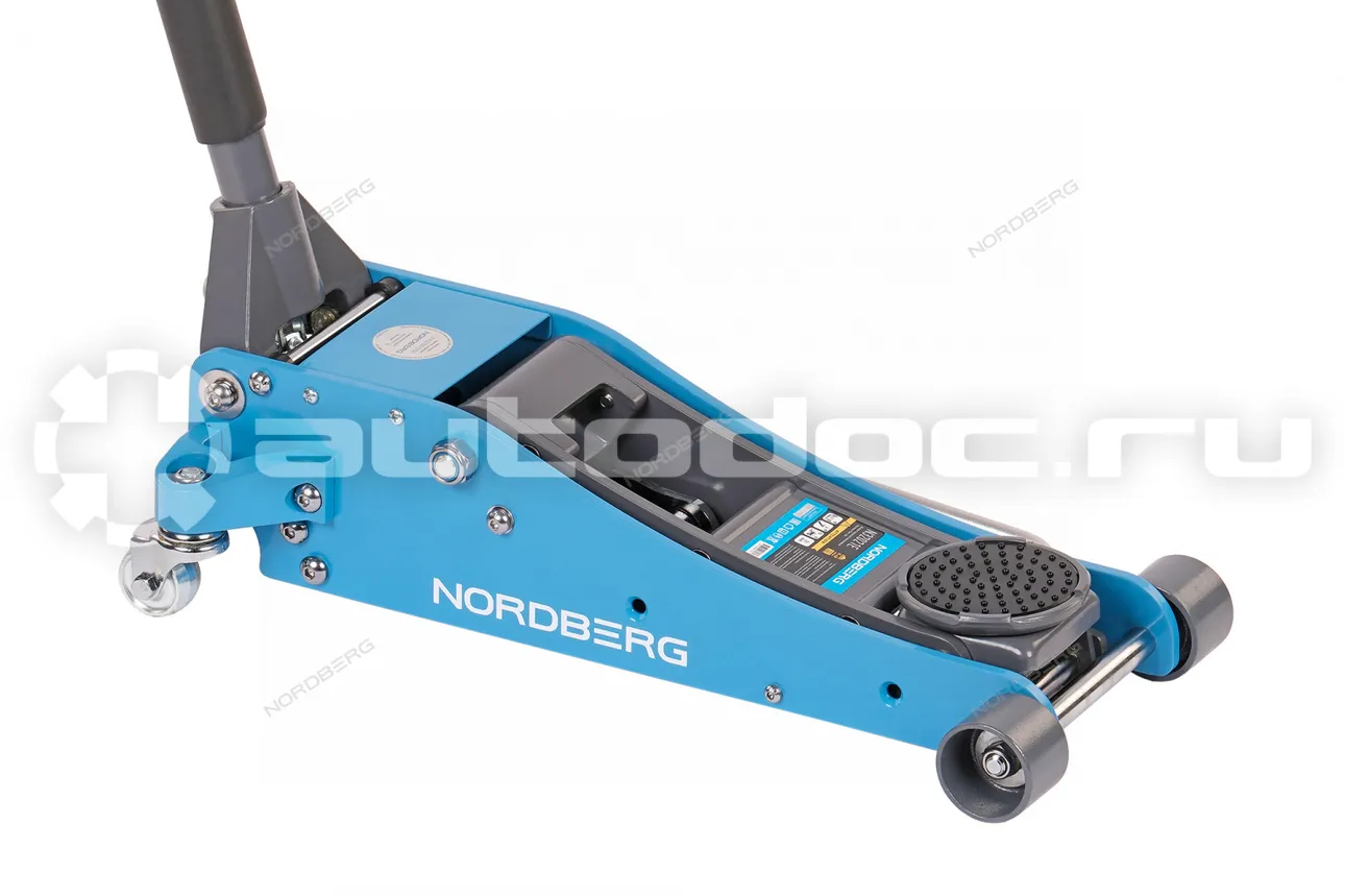 NORDBERG Домкрат подкатной алюминиевый, 2 т
