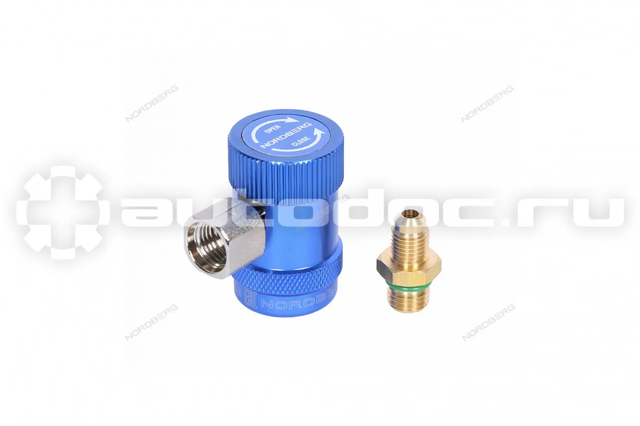 NORDBERG Муфта быстросъемная R134a низкое давление, синяя
