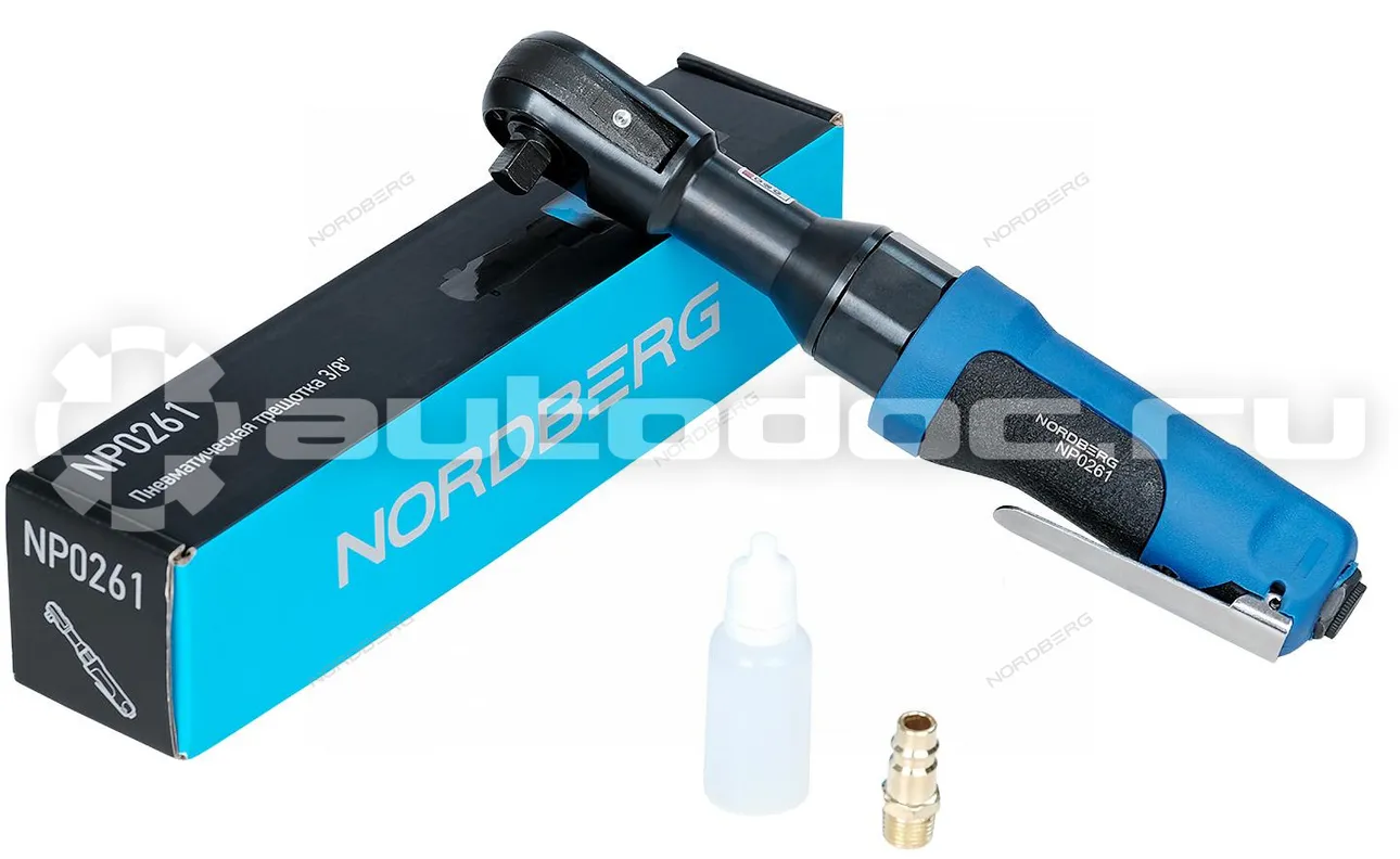 NORDBERG Пневмотрещотка 3/8", 88 Нм