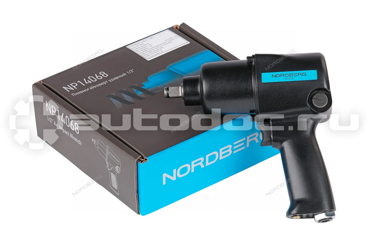 NORDBERG Пневмогайковерт ударный 1/2", 680 Нм