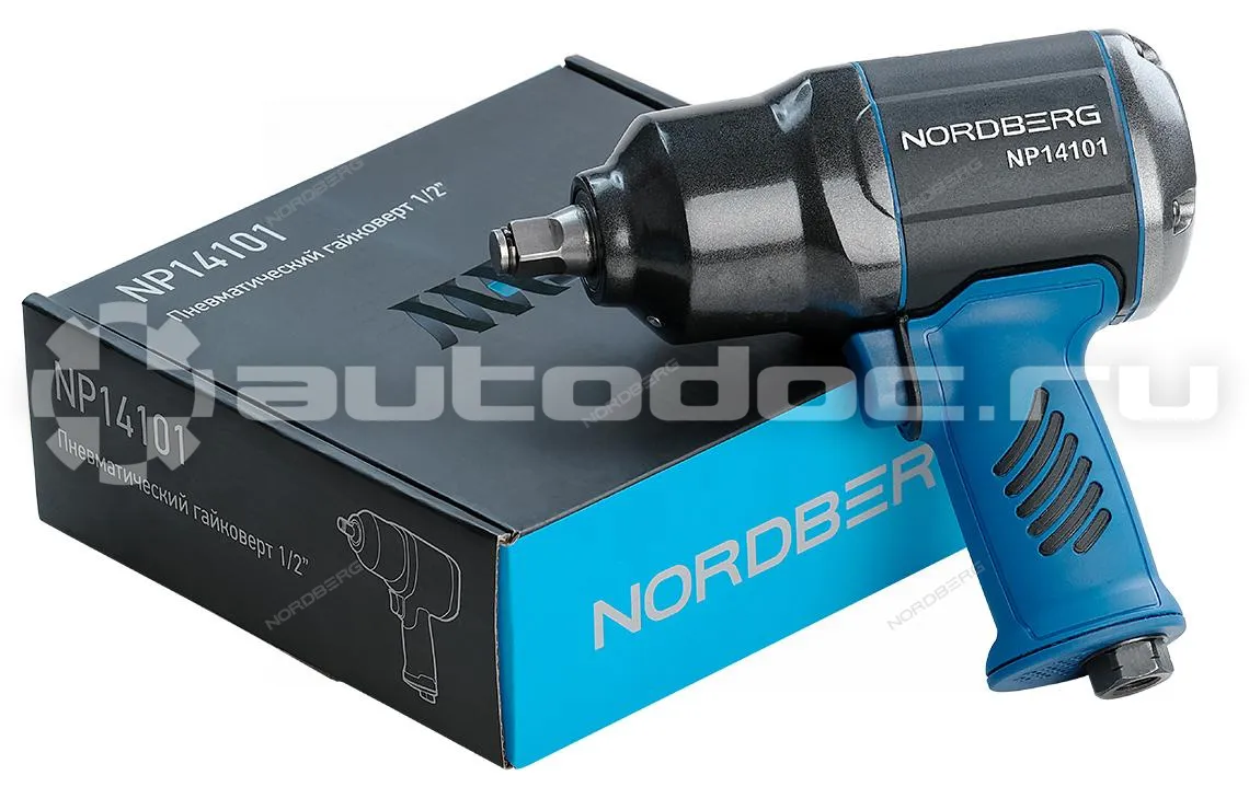 NORDBERG Пневмогайковерт ударный 1/2", 1300 Нм