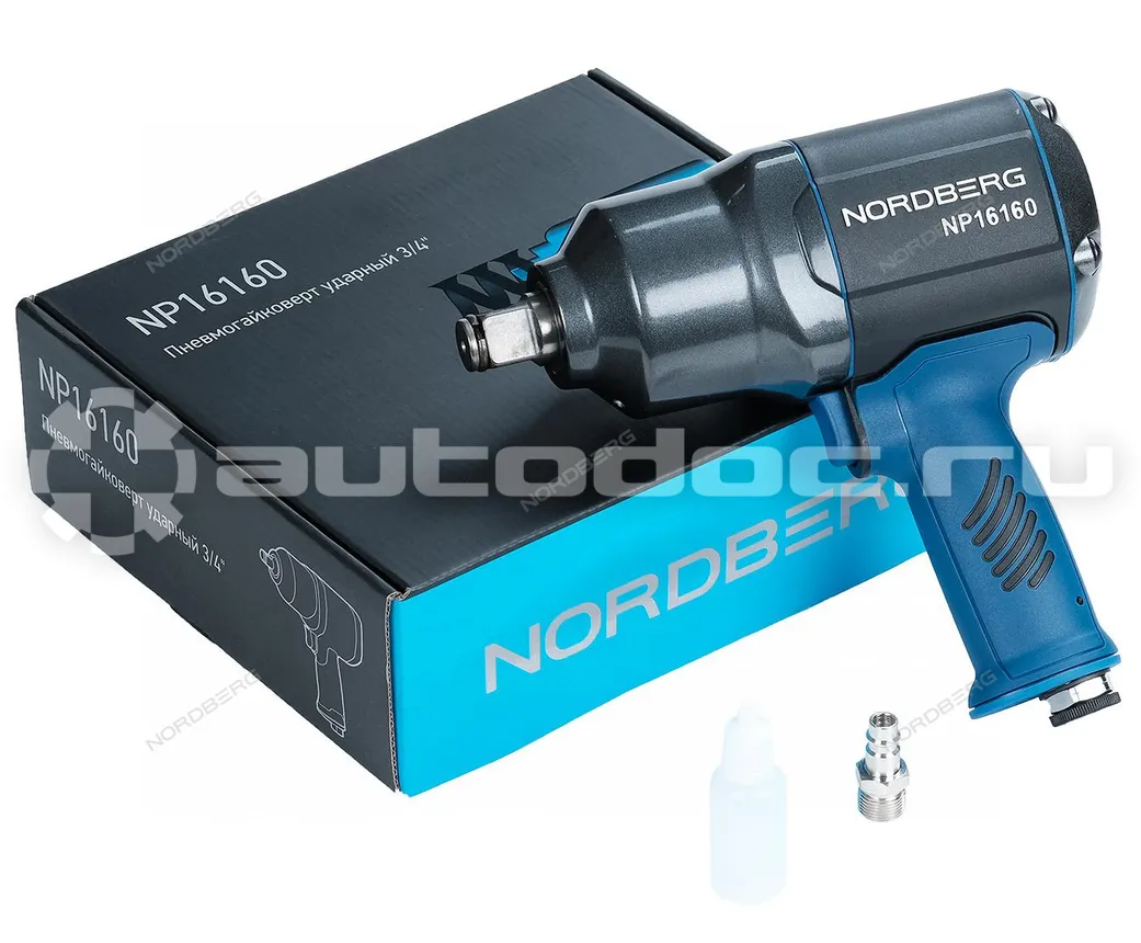 NORDBERG Пневмогайковерт ударный 3/4", 2000 Нм