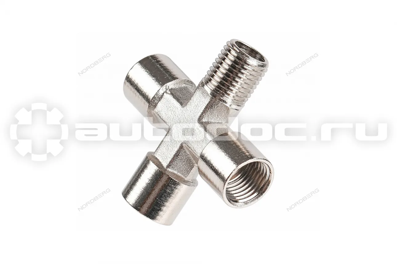 NORDBERG Переходник крест FFFМ1/4"