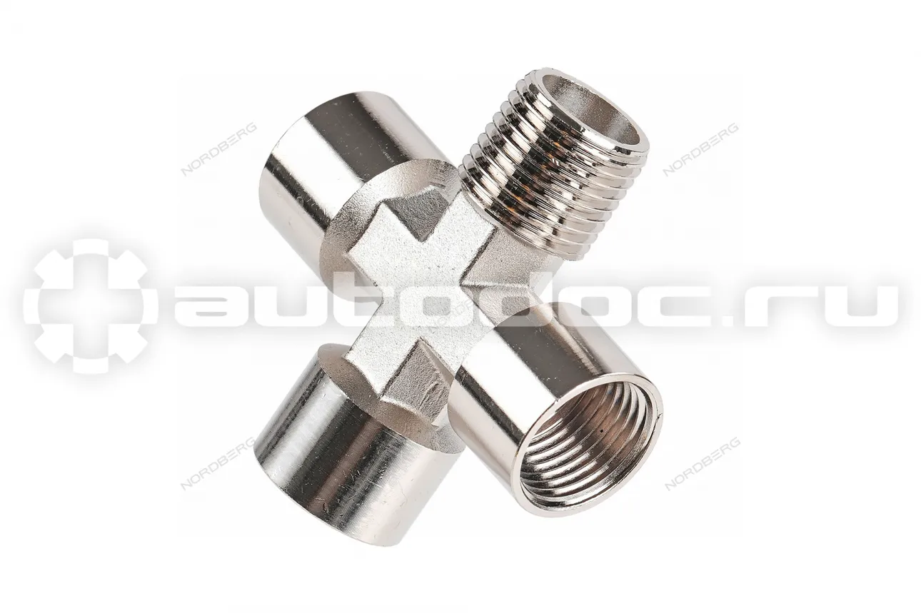 NORDBERG Переходник крест FFFМ1/2"