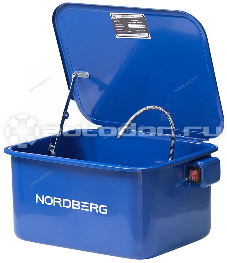 NORDBERG Установка для мойки деталей с электрическим насосом, 19 л