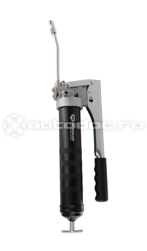 PETROPUMP Рычажный шприц для смазки 500см3, 1/8" BSPT, 130 бар, стальная трубка с насадкой, 3,2 г/ход