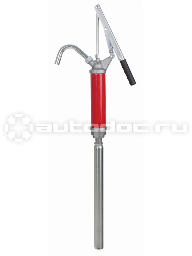 PETROPUMP Бочковой рычажный насос для ДТ, масла, керосина, для бочек 50-205 л, 0,3 л/ход (красный)