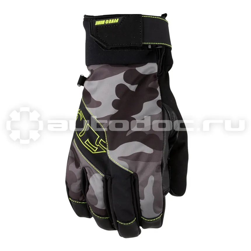 509 Перчатки Freeride с утеплителем Black Camo, XL