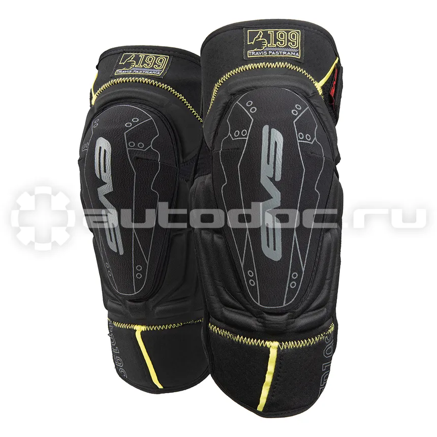EVS Детская защита колена и голени TP199 Black/Hi-Viz Yellow, Youth