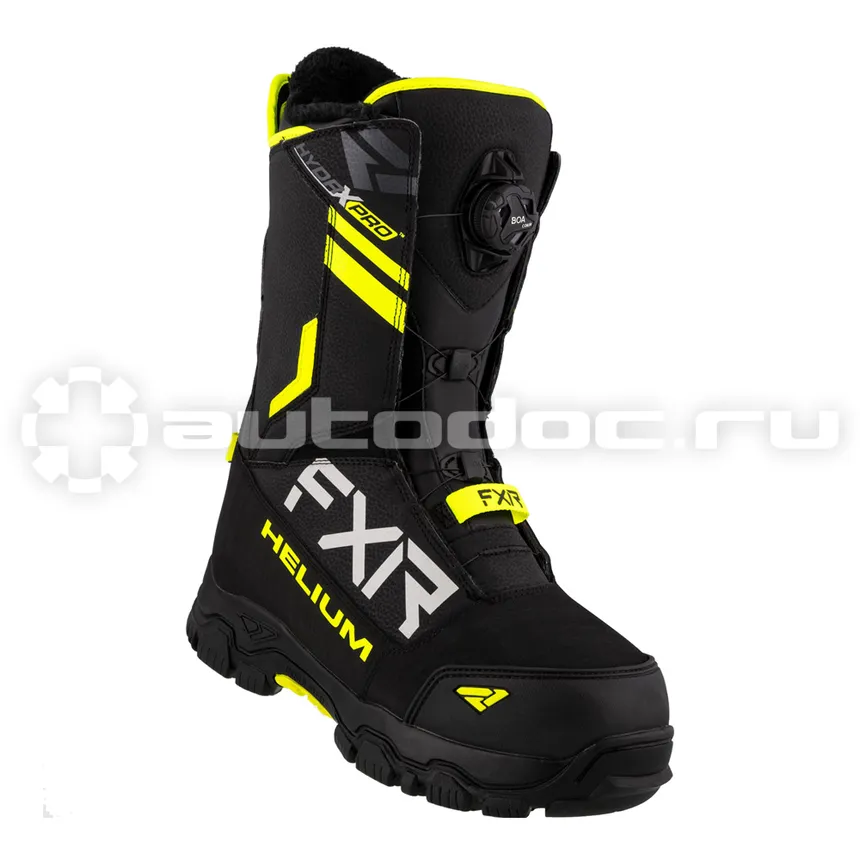 FXR Ботинки Helium BOA с утеплителем Black/Hi Vis, 11