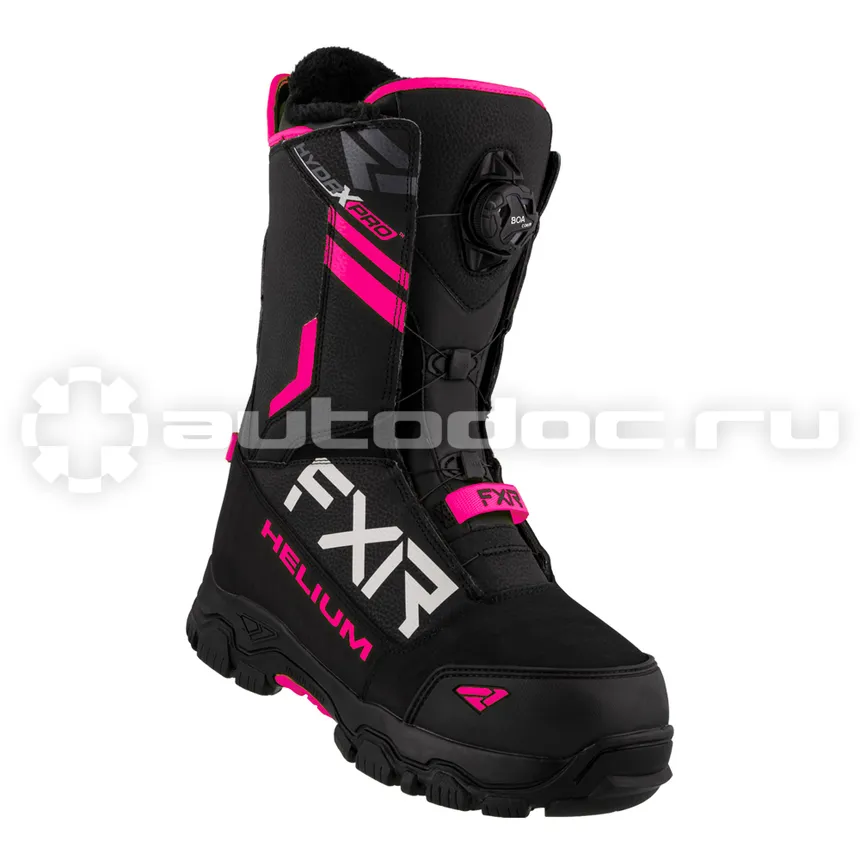 FXR Ботинки Helium BOA с утеплителем Black/Fuchsia, 5/7