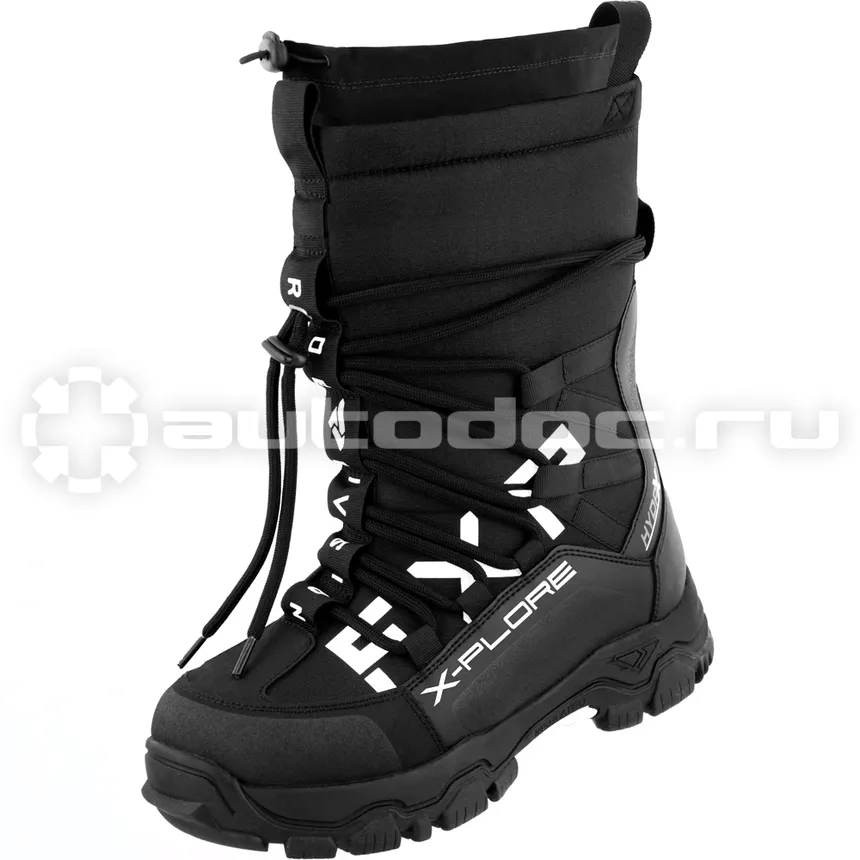 FXR Ботинки X-Plore Short с утеплителем Black/White, 10.5/12.5/44