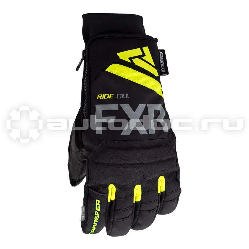 FXR Перчатки Transfer с утеплителем Black/Hi Vis, S