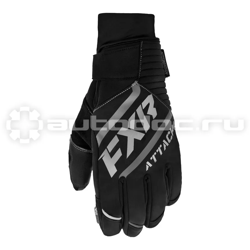 FXR Перчатки Attack с утеплителем Black, L