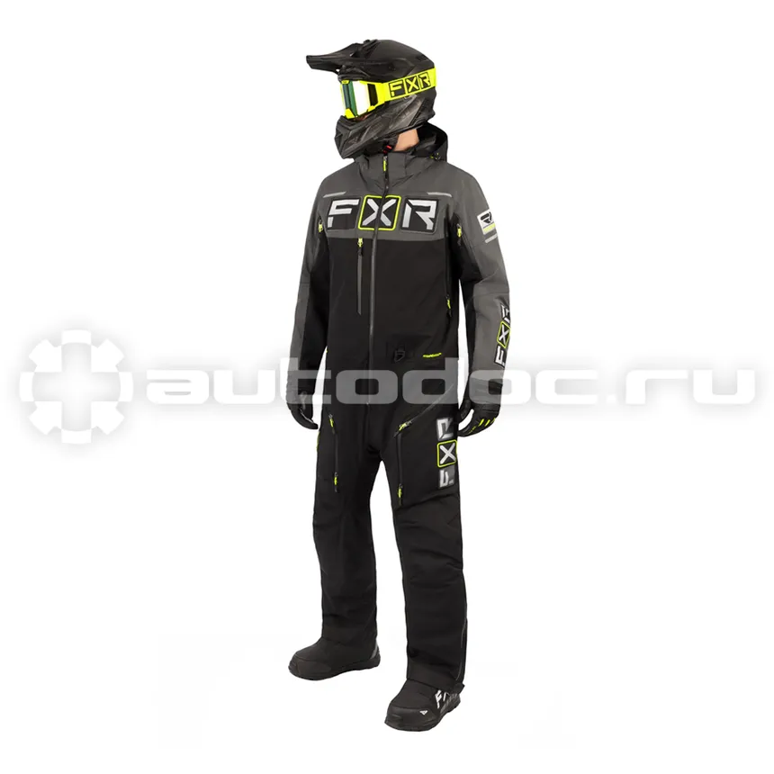 FXR Комбинезон Maverick Lite без утеплителя Black/Charcoal/Hi Vis, XL