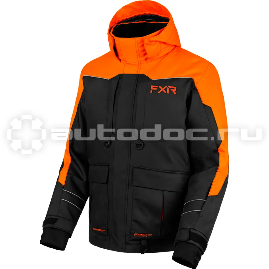 FXR Куртка Excursion с утеплителем Black/Orange, L