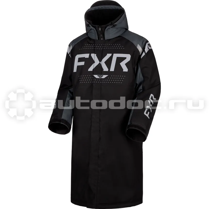FXR Пальто Warm-Up с утеплителем Black/Char, M