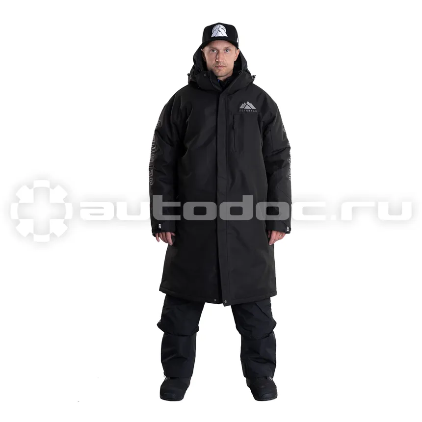 Jethwear Пальто Pit Coat с утеплителем Black, XXL