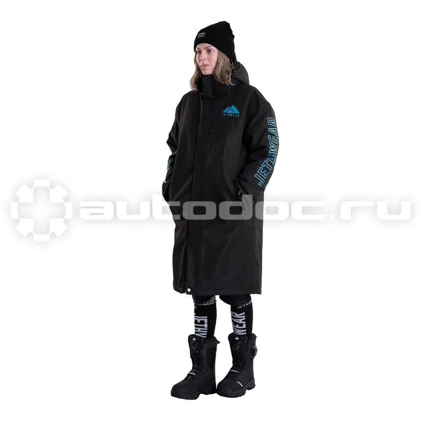 Jethwear Пальто PIT COAT с утеплителем Black/Blue, XXL