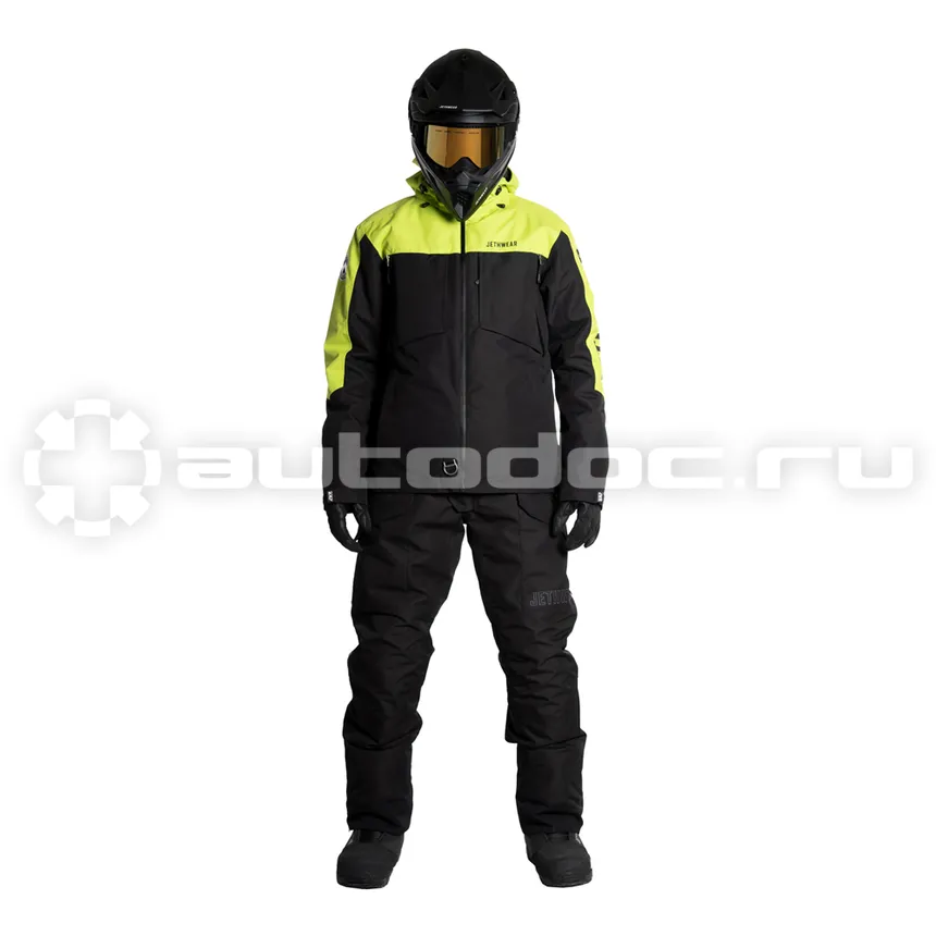 Jethwear Куртка Crisp с утеплителем Black/Lime, XL