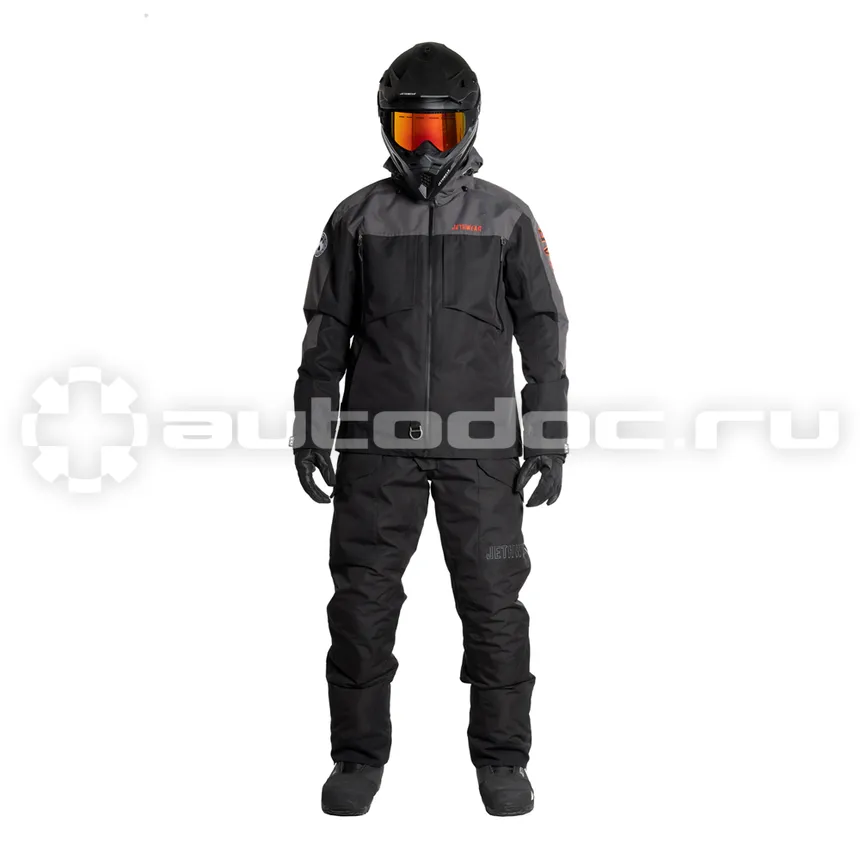 Jethwear Куртка Crisp с утеплителем Black/Grey/Red, XL