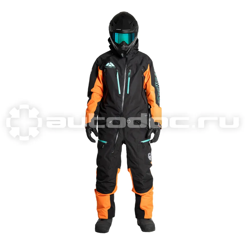 Jethwear Комбинезон The One с утеплителем Black/Orange, XL