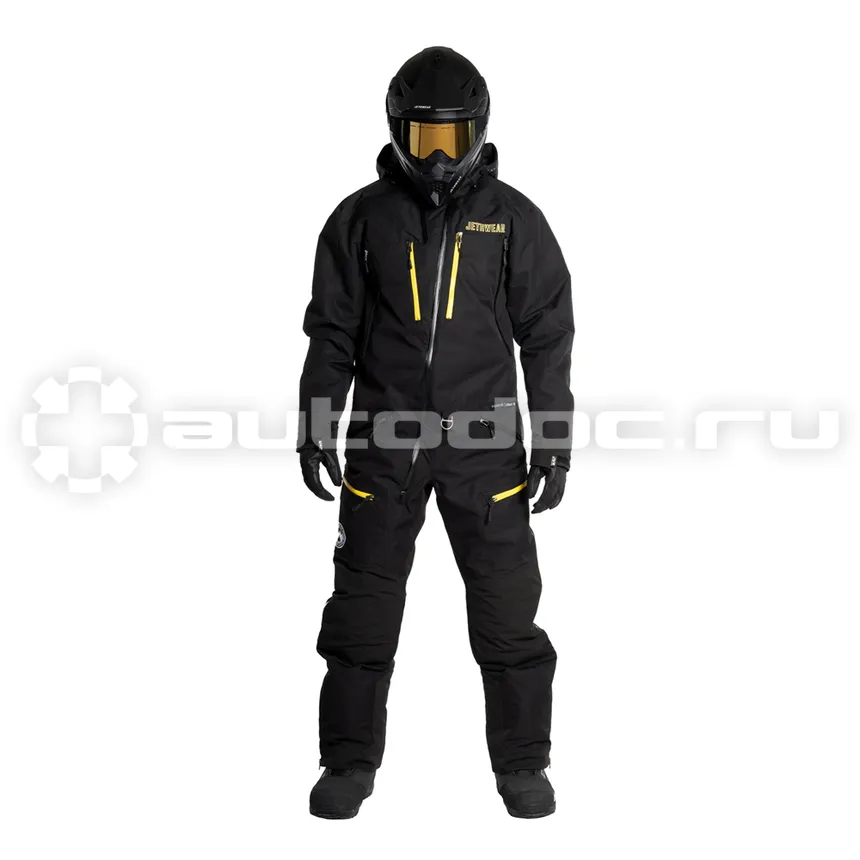 Jethwear Комбинезон Freedom без утеплителя Black/Yellow, XL