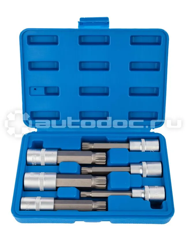 VERTUL Набор головок 1/2" со вставкой SPLINE 100 мм. 6 пр.