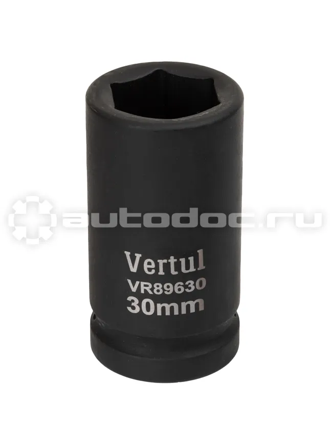 VERTUL Головка ударная удлиненная 1" 30мм