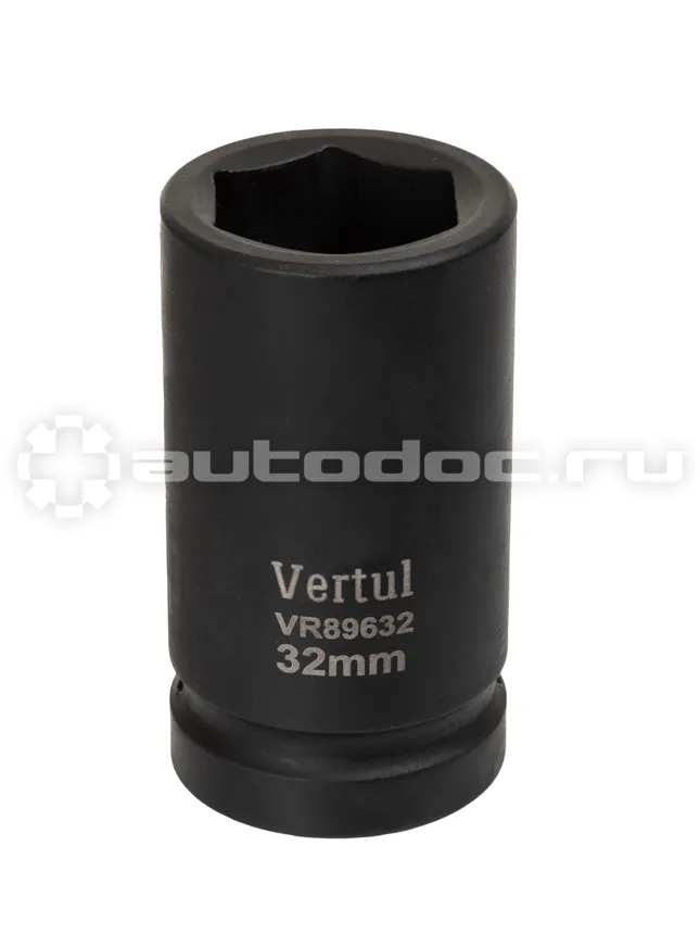 VERTUL Головка ударная удлиненная 1" 32мм