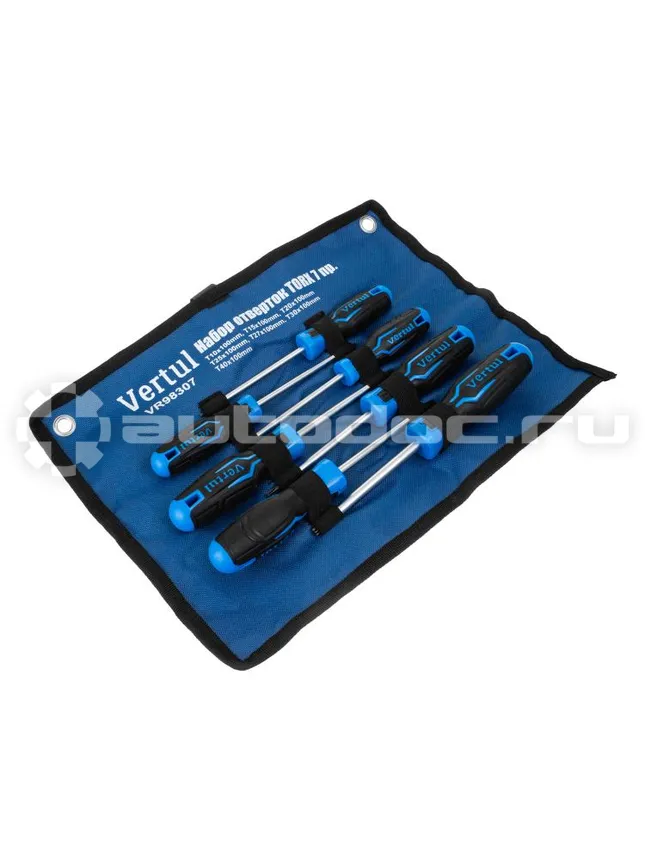 VERTUL Набор отверток TORX T10-T40 7 предметов