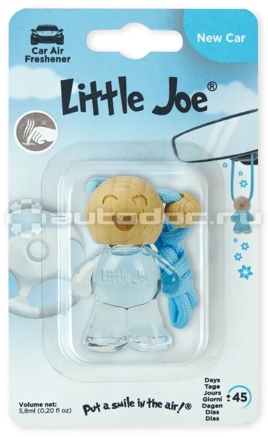 LITTLE JOE Ароматизатор подвесной Bottle New Car