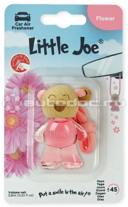 LITTLE JOE Ароматизатор подвесной Bottle Flower