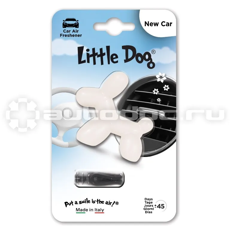 LITTLE JOE Ароматизатор на дефлектор Little Dog New Car (Новая машина)