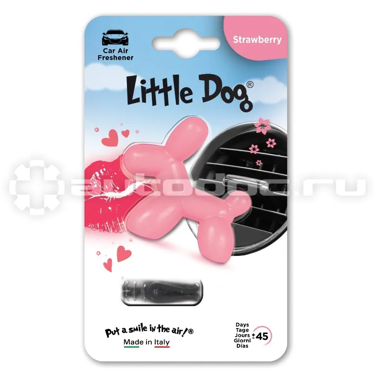 LITTLE JOE Ароматизатор на дефлектор Little Dog клубника