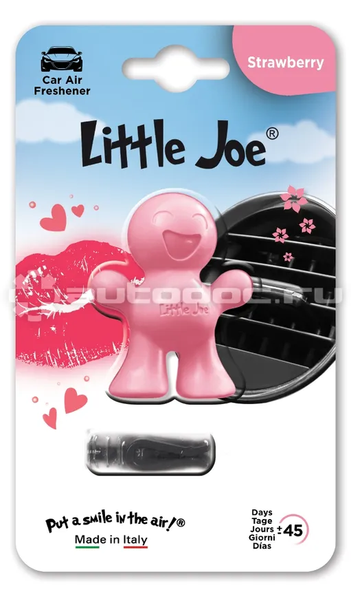 LITTLE JOE Ароматизатор на дефлектор Strawberry (Клубника)