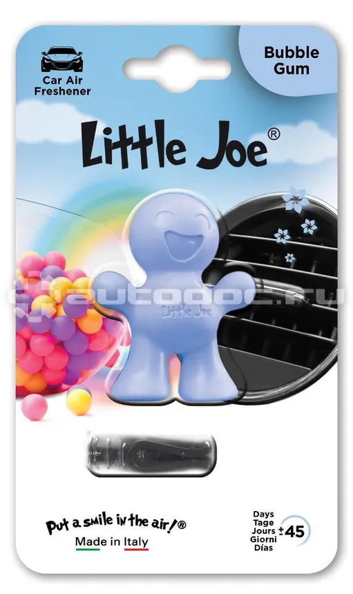 LITTLE JOE Ароматизатор на дефлектор Bubble Gum (Бабл Гам)