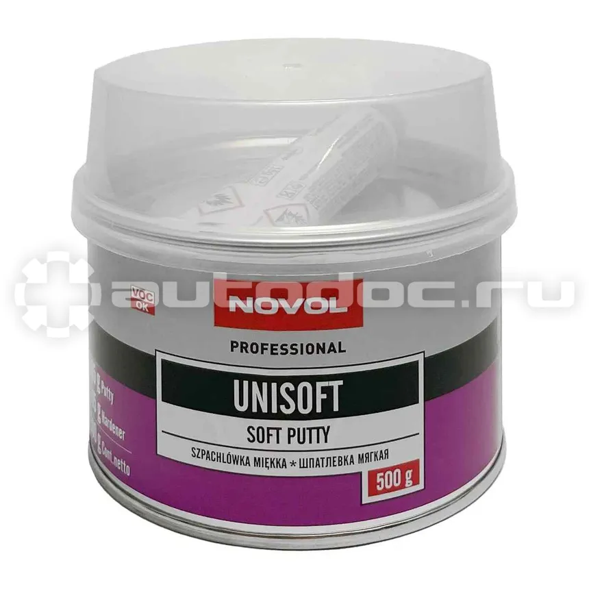 NOVOL Шпатлевка Unisoft полиэфирная
