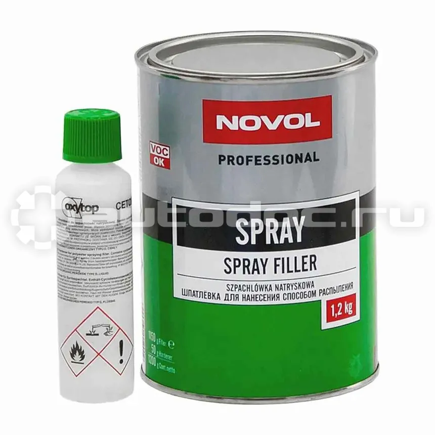 NOVOL Spray filler Шпатлевка для нанесения способом распыления