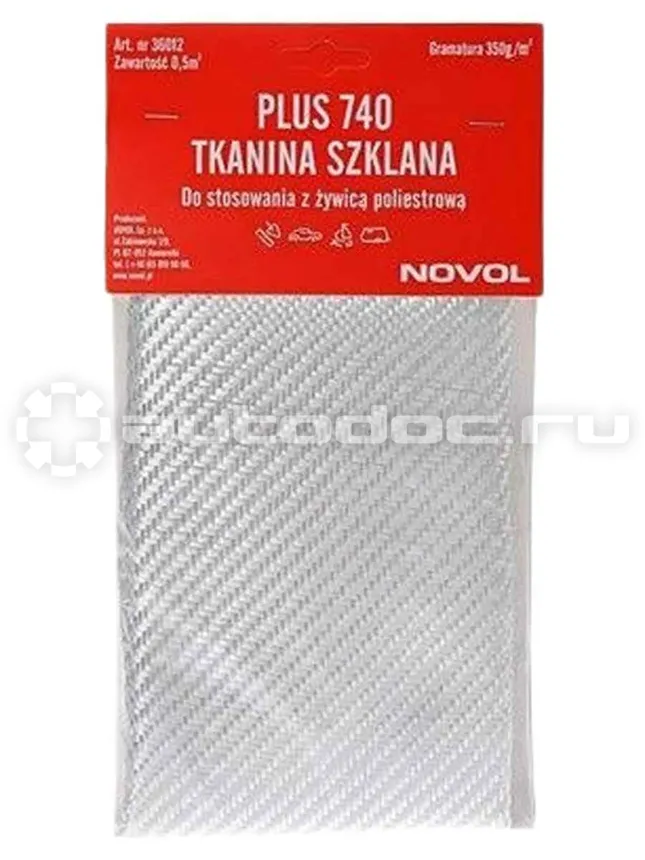 NOVOL Стекломат 150 гр/кв.м. 0,5 кв.м. PLUS 730