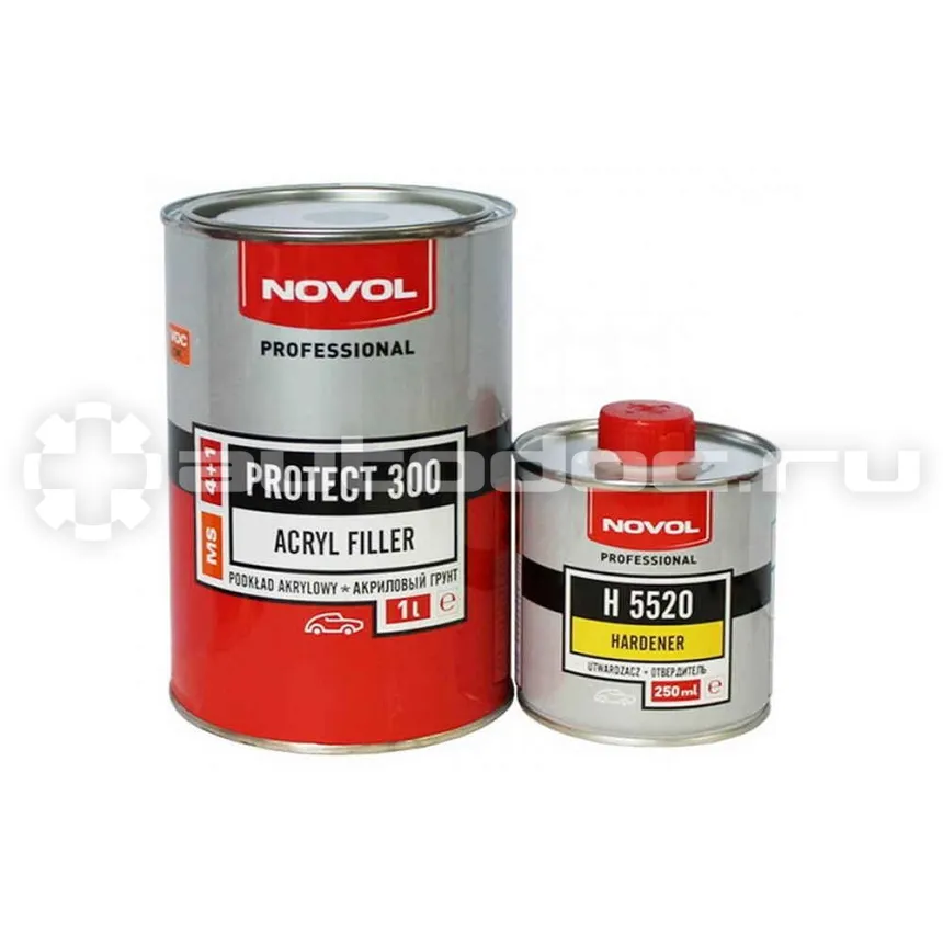 NOVOL Грунт акриловый 4+1 MS серый PROTECT300