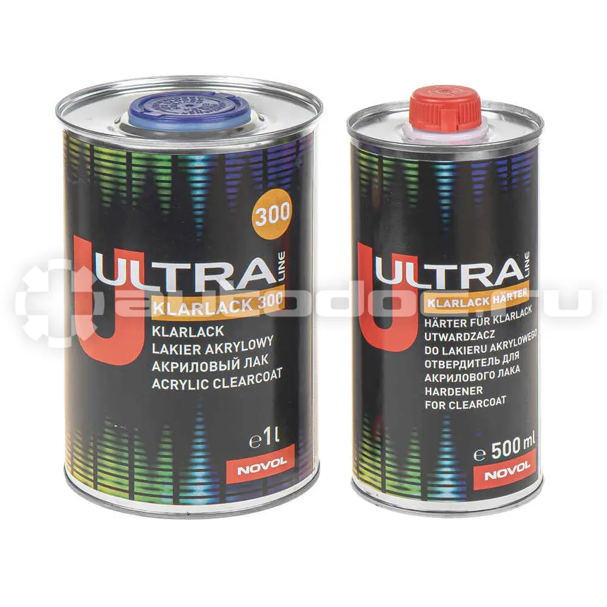 NOVOL Лак акриловый MS 2+1 Ultra Klarlack 300