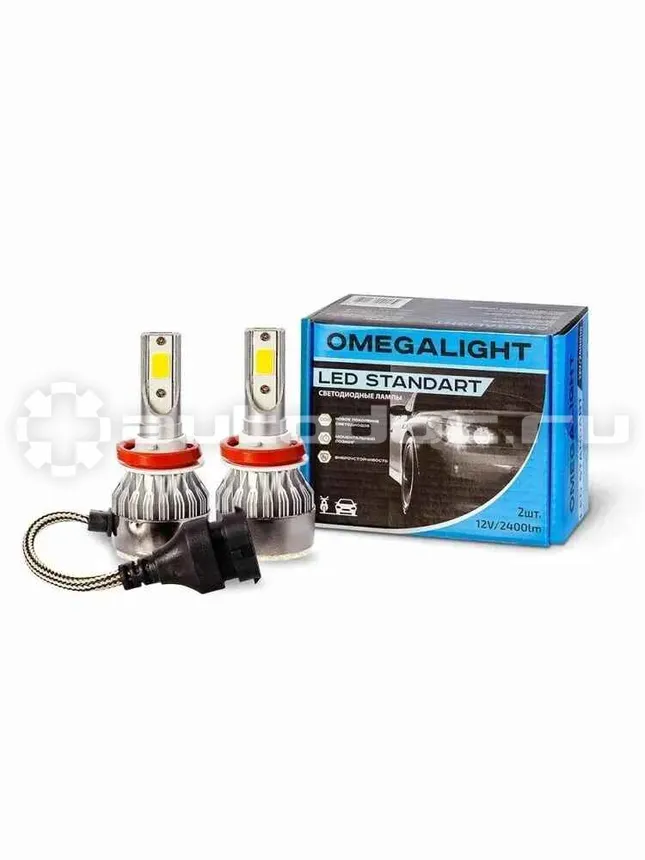 OMEGALIGHT Лампа LED Standart H8H9H11 2400lm