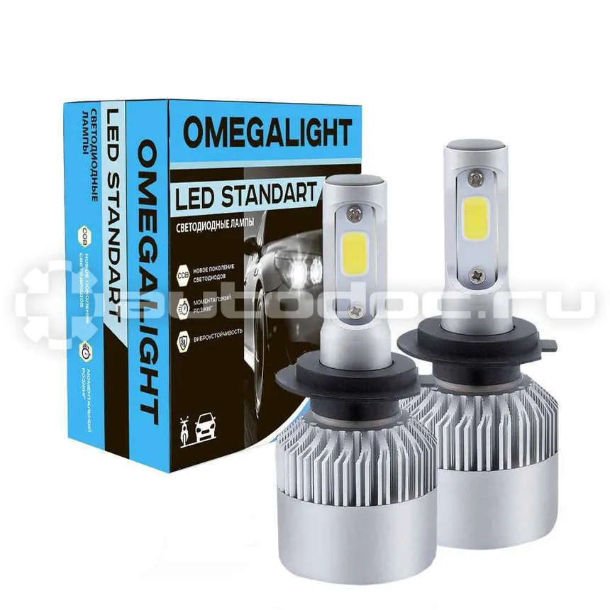 OMEGALIGHT Светодиодный головной свет LED Standart H27 2400lm