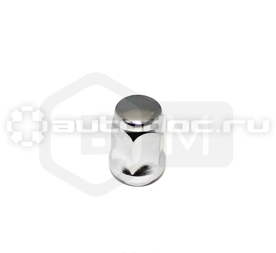 БОЛТМАСТЕР Гайка колесная, конус M12 ? 1.25 ? 35, ключ 19 мм, Хром