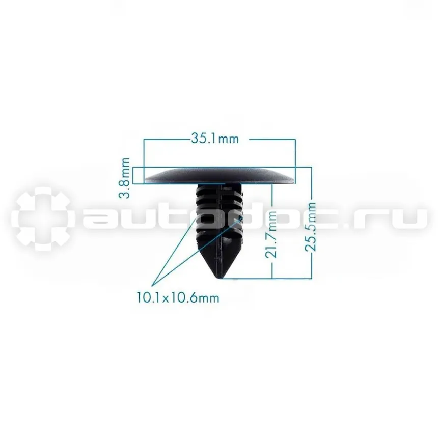 БОЛТМАСТЕР Клипса обивки Lada, Renault, Nissan
