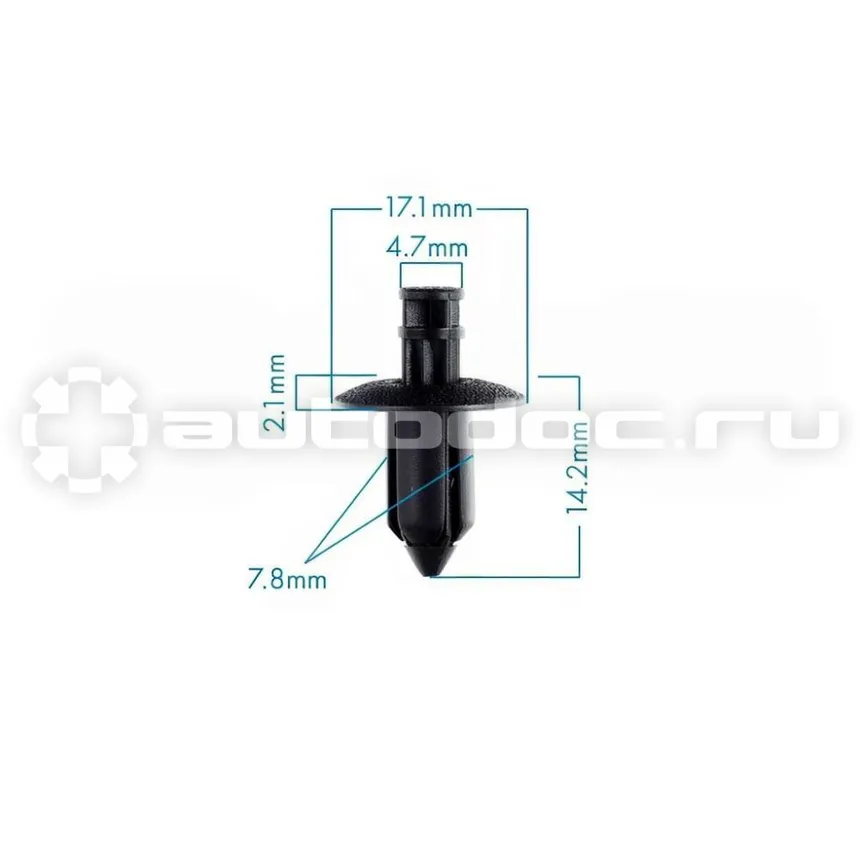 БОЛТМАСТЕР Клипса обшивки двери Mitsubishi, Toyota, Honda, Nissan, Subaru, Suzuki